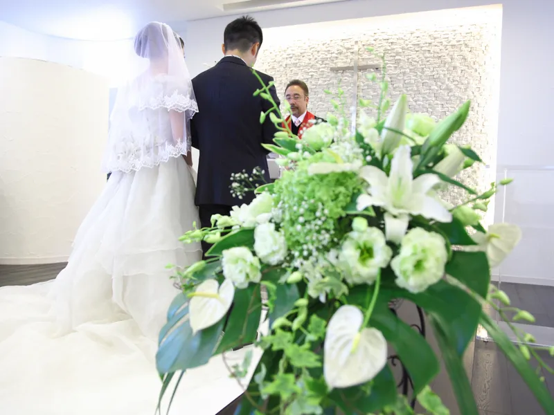 結婚式の様子